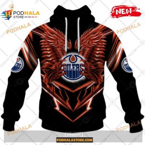 Custom NHL Edmonton Oilers Dragon Design Shirt Hoodie 3D