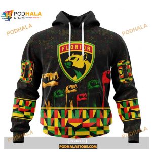 Custom NHL Florida Panthers Celebrate Black History Month Shirt Hoodie 3D