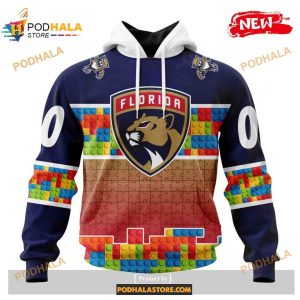 Custom NHL Florida Panthers Puzzle Game Gradients Full Color Shirt Hoodie 3D