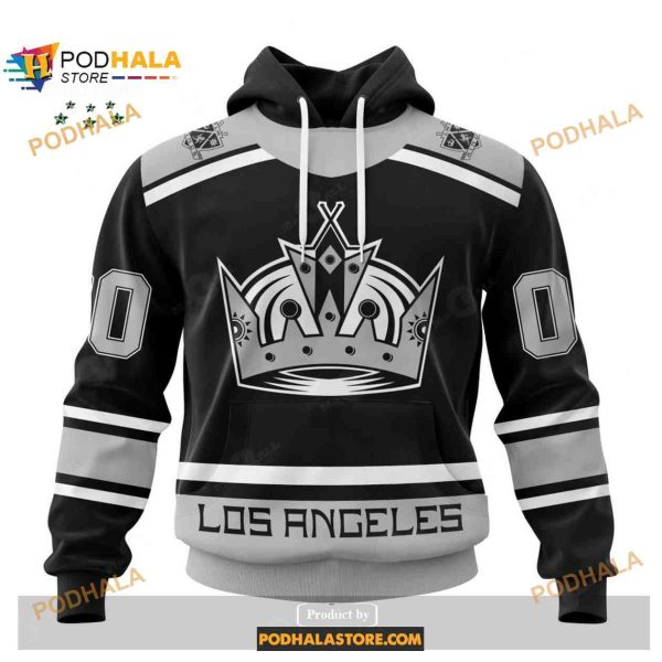 Custom NHL Los Angeles Kings Reverse Retro Redesign Shirt Hoodie 3D