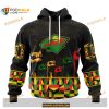 Custom NHL Minnesota Wild Celebrate Black History Month Shirt Hoodie 3D