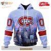 Custom NHL Montreal Canadiens Special Design With City Skyline Hoodie Sweatshirt Shirt 3D