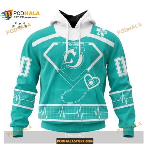 Custom NHL New Jersey Devils Honoring Healthcare Heroes Shirt Hoodie 3D