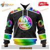 Custom NHL New York Islanders Pride Gradient Color Design Hockey Shirt Hoodie 3D