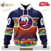 Custom NHL New York Islanders Puzzle Game Gradients Full Color Shirt Hoodie 3D