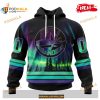 Custom NHL New York Islanders With Northern Lights Shirt Hoodie 3D