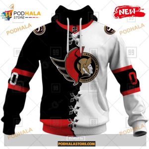 Custom NHL Ottawa Senators Mix Color Jersey 2023 Shirt Hoodie 3D