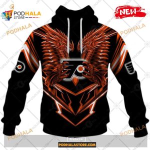 Custom NHL Philadelphia Flyers Dragon Design Shirt Hoodie 3D