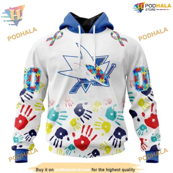 Custom NHL San Jose Sharks Hoodie 3D