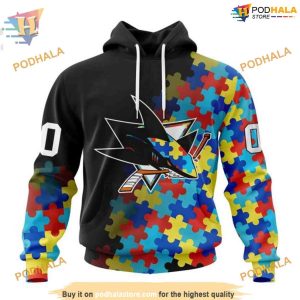 Custom NHL San Jose Sharks Hoodie 3D