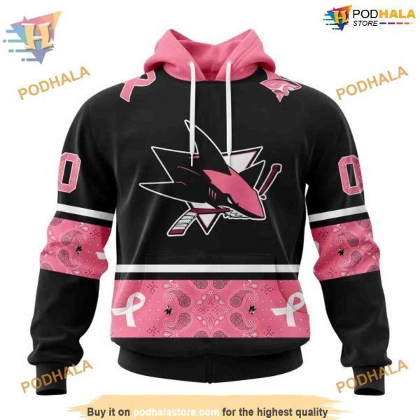 Custom NHL San Jose Sharks Hoodie 3D