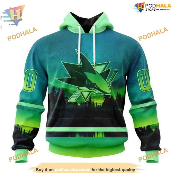 Custom NHL San Jose Sharks Hoodie 3D