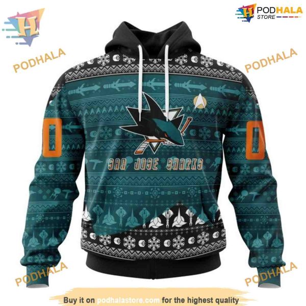 Custom NHL San Jose Sharks Hoodie 3D