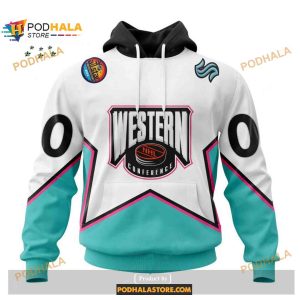 Custom NHL Seattle Kraken All-Star Western Conference 2023 Shirt Hoodie 3D