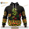 Custom NHL Seattle Kraken Celebrate Black History Month Shirt Hoodie 3D