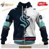 Custom NHL Seattle Kraken Mix Color Jersey 2023 Shirt Hoodie 3D