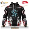 Custom NHL Seattle Kraken Star Wars Black Design Shirt Hoodie 3D