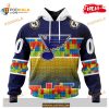 Custom NHL St Louis Blues Puzzle Game Gradients Full Color Shirt Hoodie 3D