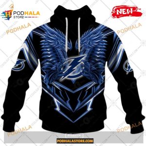 Custom NHL Tampa Bay Lightning Dragon Design Shirt Hoodie 3D