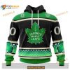 Custom NHL Toronto Maple Leafs Hockey Patricks Day Shirt Hoodie 3D