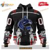 Custom NHL Vancouver Canucks Star Wars Black Design Shirt Hoodie 3D