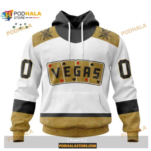 Custom NHL Vegas Golden Knights Reverse Retro Redesign Shirt Hoodie 3D