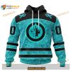 Custom NHL Winnipeg Jets Fight Ovarian Cancer Shirt Hoodie 3D