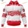 Custom Name And Number Autism Awareness NHL Detroit Red Wings Hoodie 3D