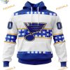 Custom Name And Number Autism Awareness NHL St. Louis Blues Hoodie 3D