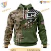 Custom Name And Number Camo Skull Design NHL Los Angeles Kings Hoodie 3D