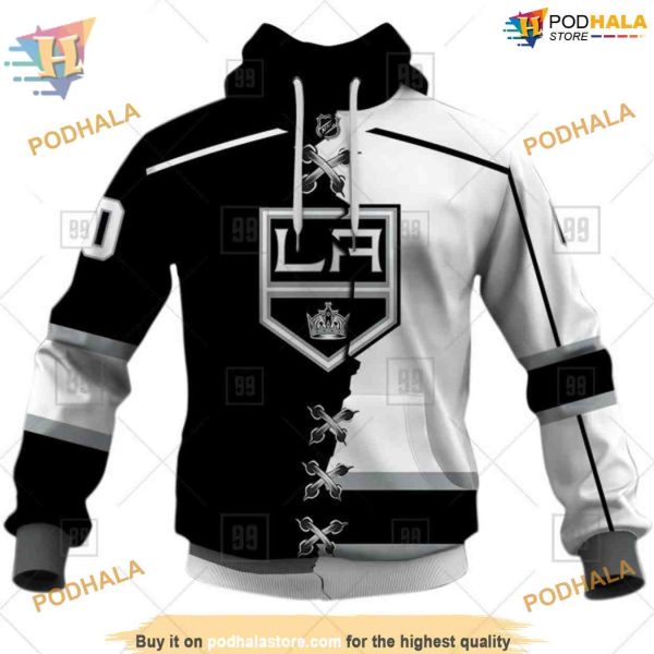 Custom Name And Number Mix Jersey 2023 NHL Los Angeles Kings Hoodie 3D