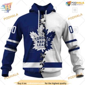 Custom Name And Number Mix Jersey 2023 NHL Toronto Maple Leafs Hoodie 3D