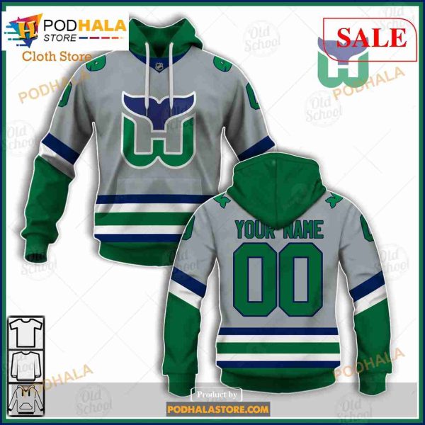 Custom Name And Number NHL Carolina Hurricanes Sweatshirt Hoodie 3D