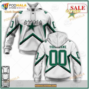 Custom Name And Number NHL Dallas Stars Sweatshirt Hoodie 3D