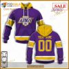 Custom Name And Number NHL Los Angeles Kings Sweatshirt Hoodie 3D