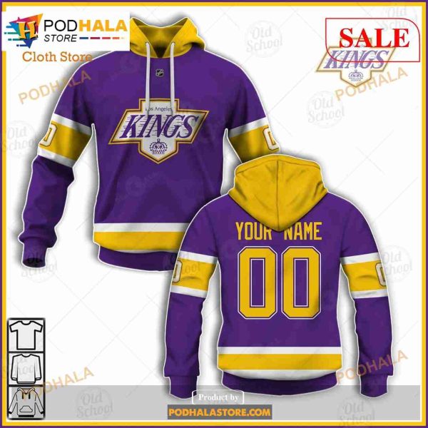 Custom Name And Number NHL Los Angeles Kings Sweatshirt Hoodie 3D