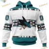 Custom Name And Number NHL San Jose Sharks Hoodie 3D