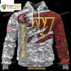 Custom Name Commanders Camo US Shirt NFL Hoodie 3D LIMITED EDITION