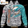 Custom Name Dolphins Camo US Shirt NFL Hoodie 3D LIMITED EDITION