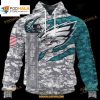 Custom Name Eagles Camo US Shirt NFL Hoodie 3D LIMITED EDITION