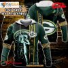 Custom Name Green Bay Packers Universe Light Design Shirt NFL Hoodie 3D