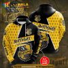 Custom Name Hufflepuff Hogwarts School Signature All Over Printed 3D Hoodie