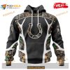 Custom Name Indianapolis Colts Camo Hunting Black Design Shirt NFL Hoodie 3D