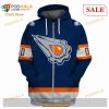 Custom Name & Number NHL Reverse Retro Edmonton Oilers Shirt Hoodie 3D