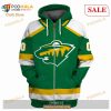 Custom Name & Number NHL Reverse Retro Minnesota Wild Shirt Hoodie 3D