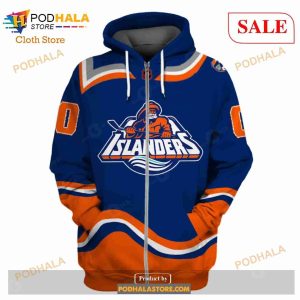 Custom Name & Number NHL Reverse Retro New York Islanders Shirt Hoodie 3D