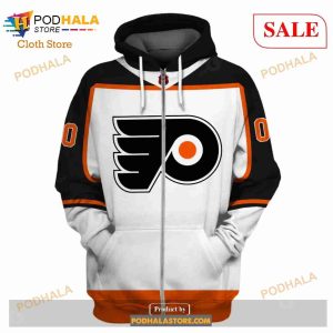 Custom Name & Number NHL Reverse Retro Philadelphia Flyers Shirt Hoodie 3D