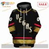 Custom Name & Number NHL Reverse Retro Vegas Golden Knights Shirt Hoodie 3D