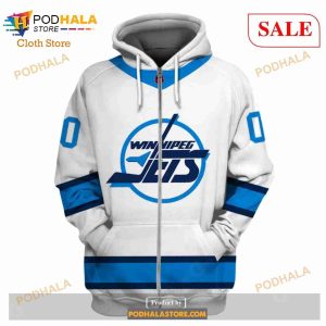 Custom Name & Number NHL Reverse Retro Winnipeg Jets Shirt Hoodie 3D