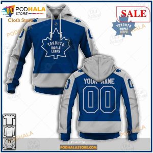 Custom Name & Number NHL Toronto Maple Leafs Reverse Retro Alternate Shirt Hoodie 3D